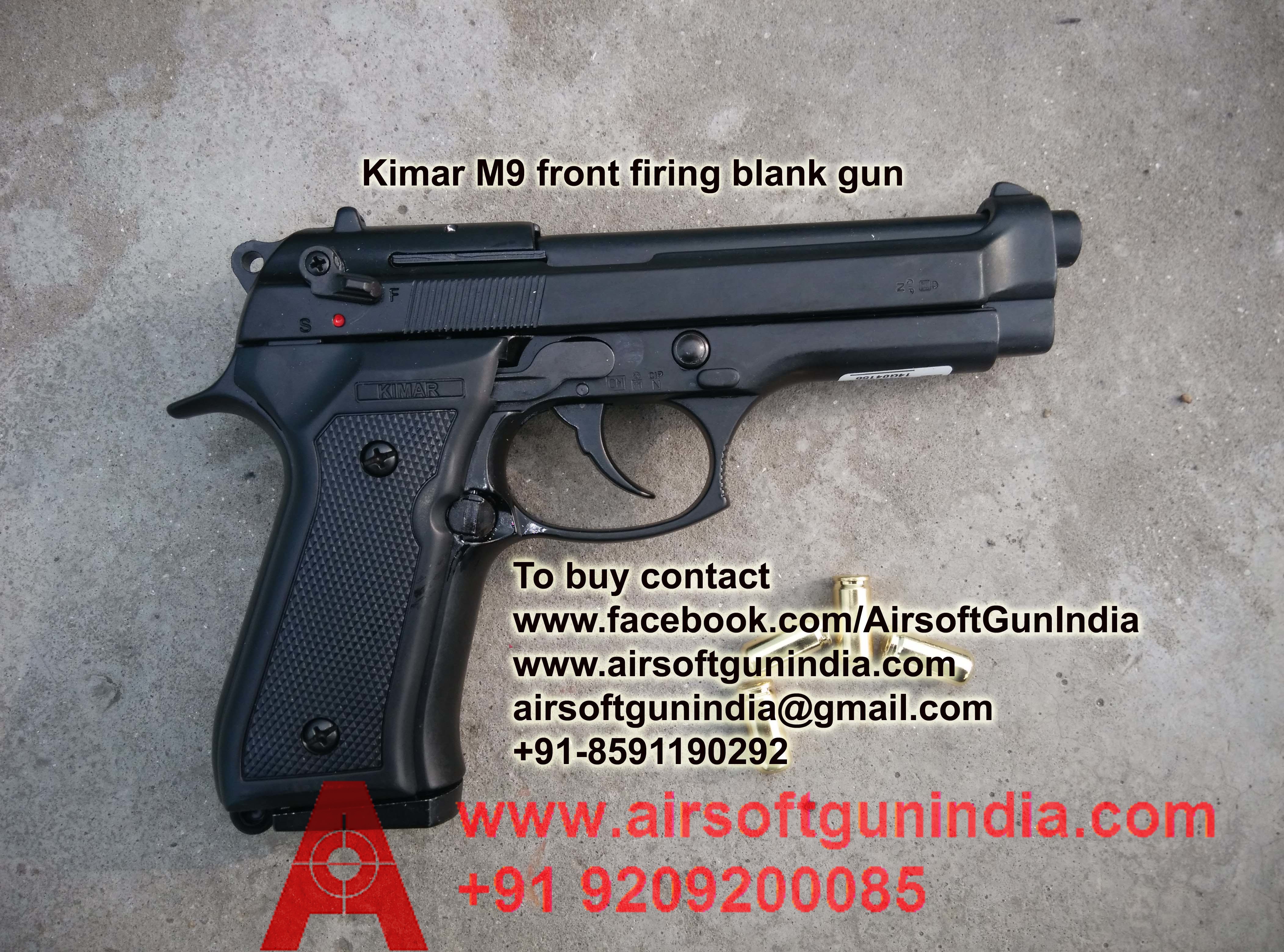 Beretta M92fs Based Kimar M92fs Front Firing Blank Gun In India(black )