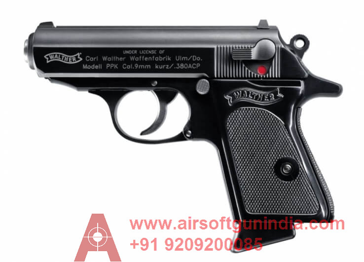 Umarex Walther PPK Black Cal 9mm Blank Gun By Airsoft Gun India