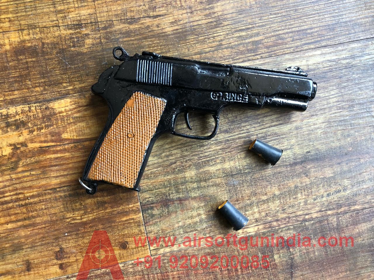 CORK GUN BERETTA STYLE BROWN BY AIRSOFT GUN INDIA ( SOUND GUN ) FOR CROP PROTECTION Airsoft