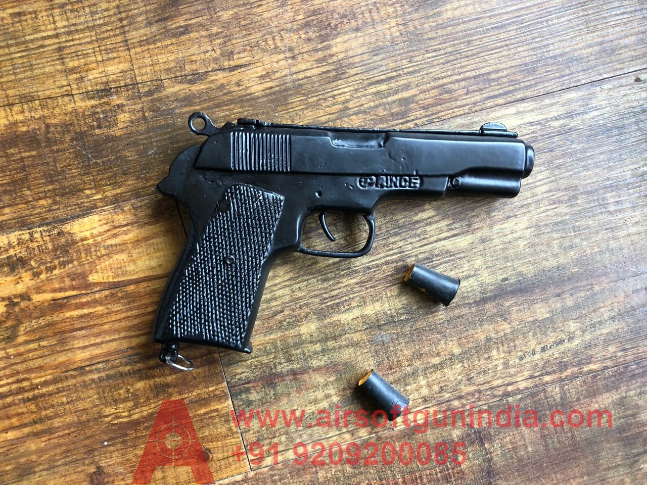 CORK GUN BERETTA STYLE BROWN BY AIRSOFT GUN INDIA ( SOUND GUN ) FOR CROP PROTECTION Airsoft