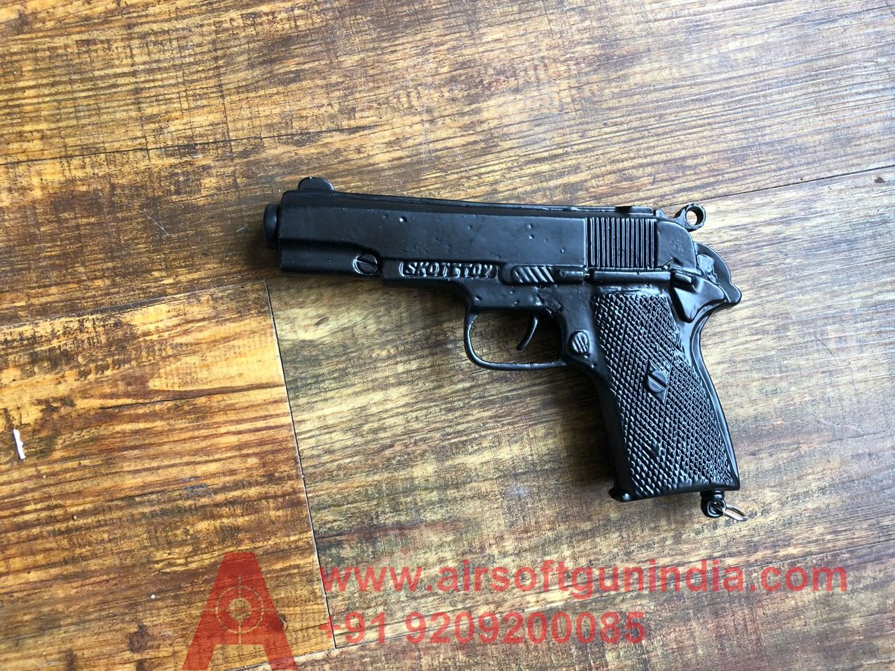 CORK GUN BERETTA STYLE BROWN BY AIRSOFT GUN INDIA ( SOUND GUN ) FOR