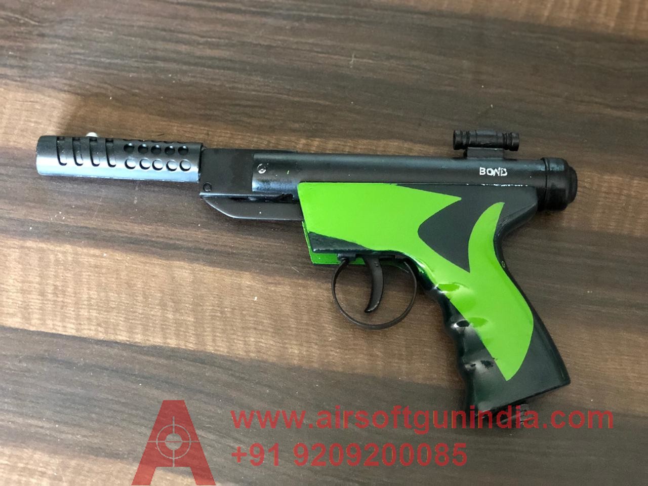 Bond Target Air Pistol Green Air Gun In India Airsoft Gun India