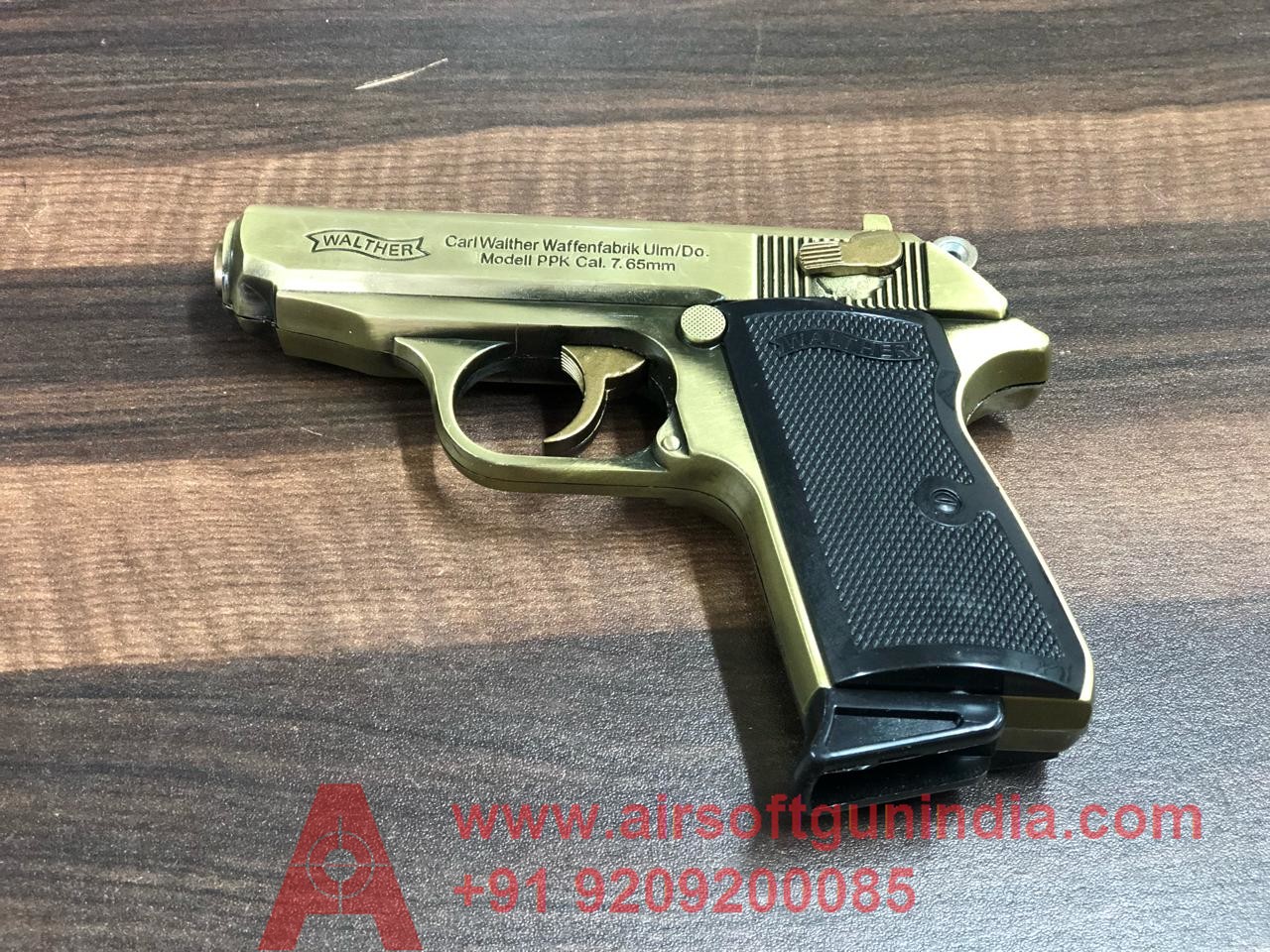 Walther Ppk Lighter Golden  Limited Edition