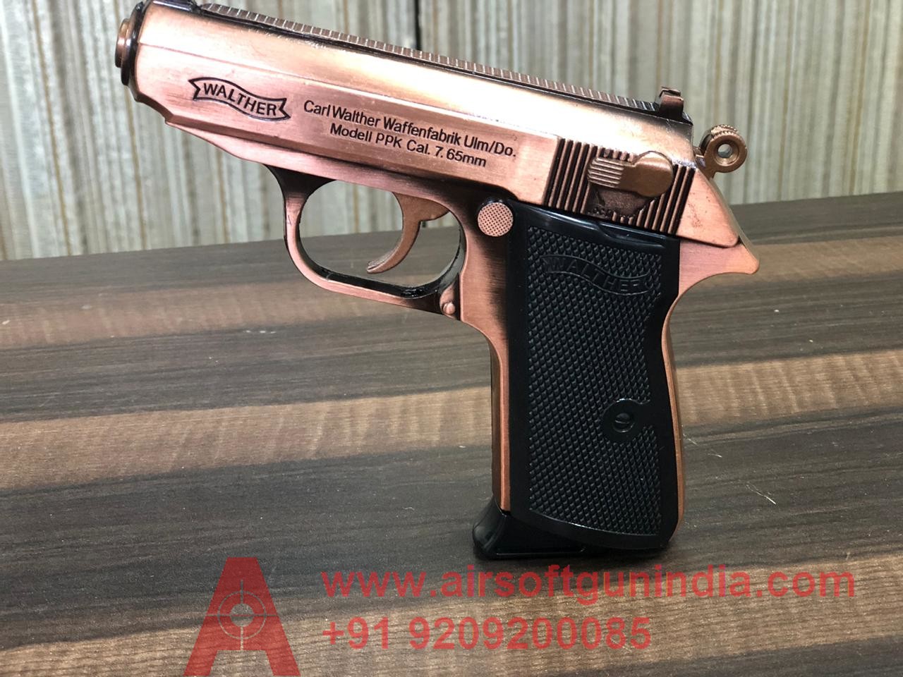 WALTHER PPK COPPER LIMITED EDITION REPLICA LIGHTER BY AIRSOFT GUN INDIA