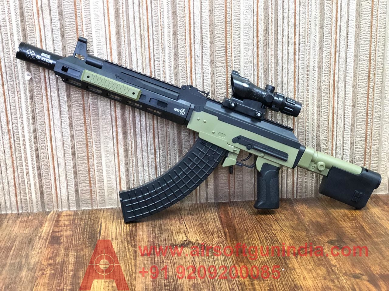 Troy Pubg Ak47 NOVESKE KX#5-01560 BY Airsoft Gun India