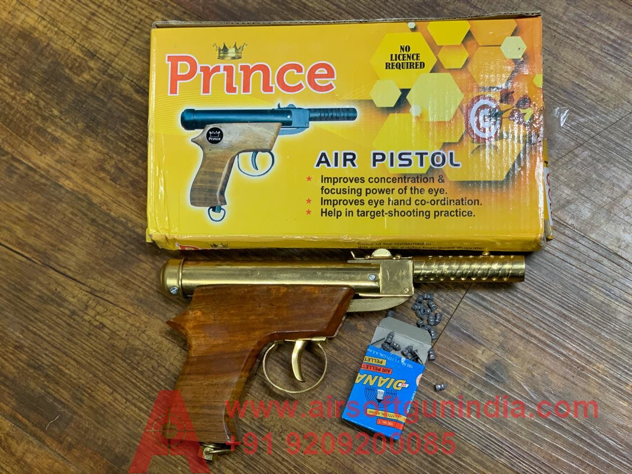 Prince Golden Air Pistol By Airsoft Gun India Airsoft Gun India
