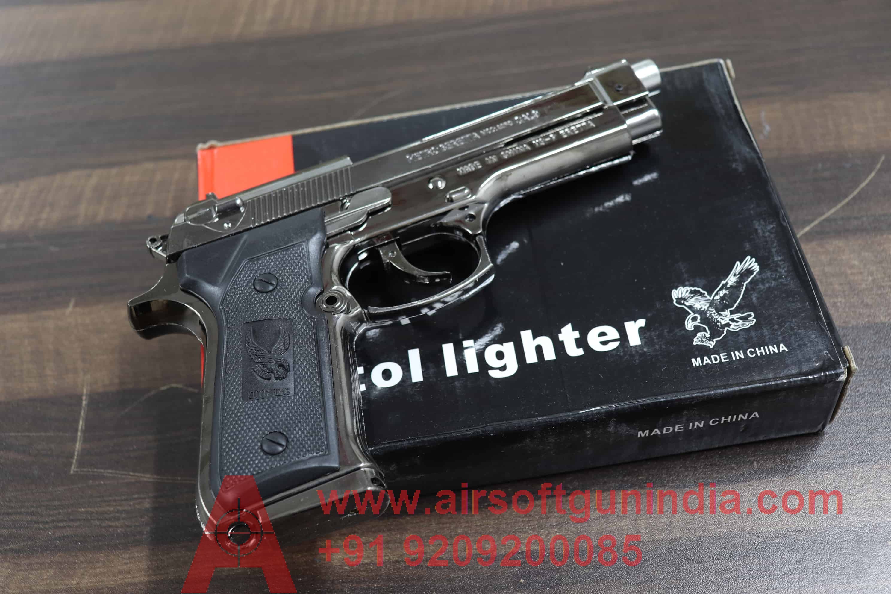 Beretta 9mm cigarette lighter replica gun by Airsoft India - Airsoft India