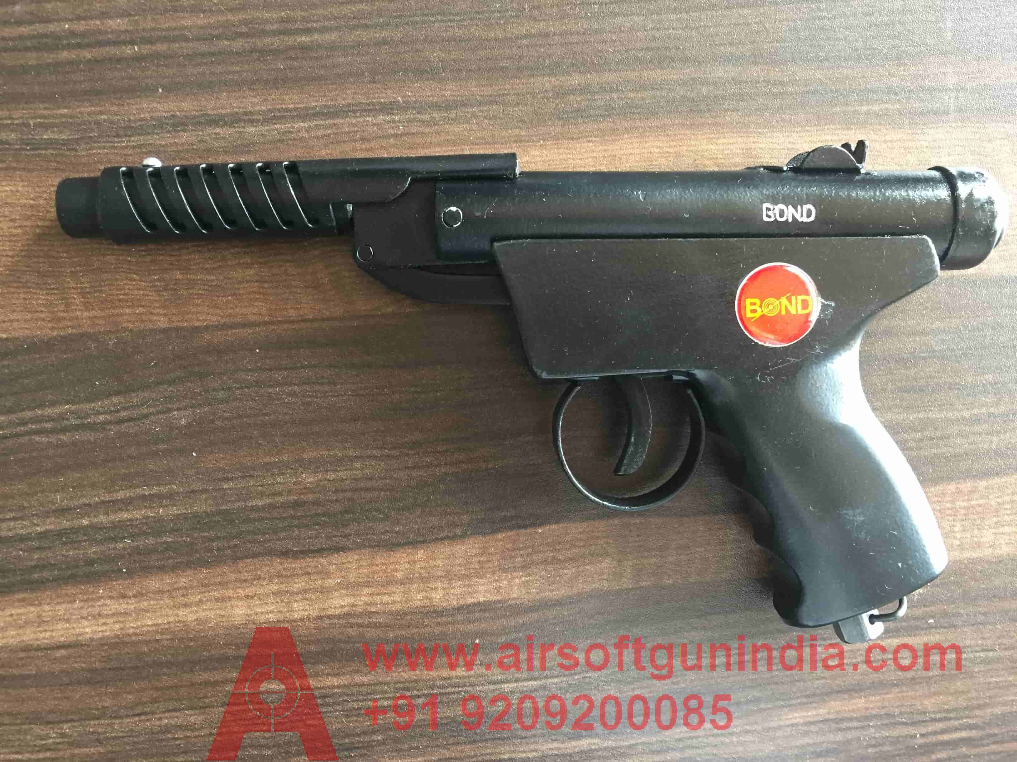 Bond Series 2  Metal Single-Shot .177 Caliber / 4.5 Mm Indian Air Pistol By Airsoft Gun India