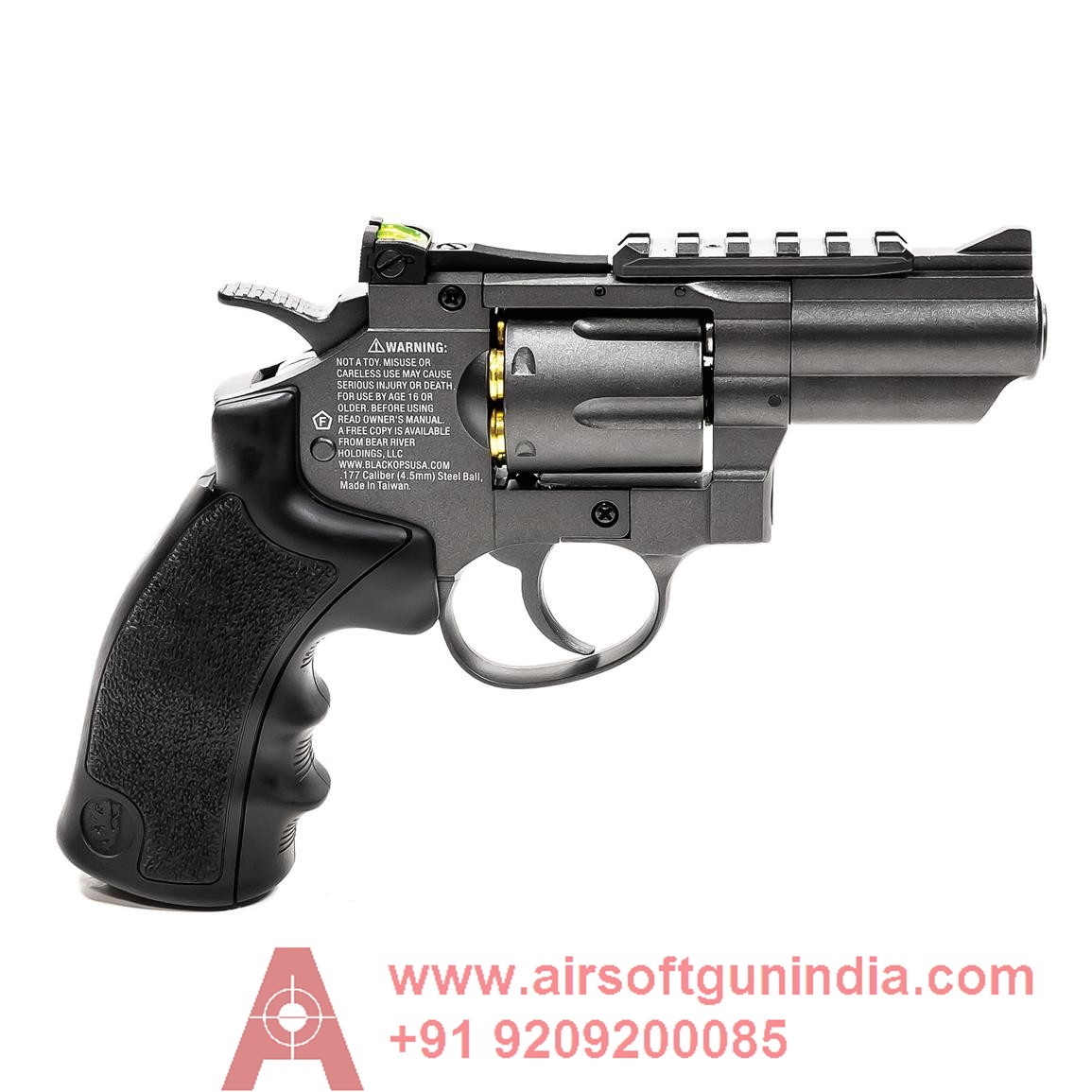 Black Ops Metal Co2 Bb Revolver By Airsoft Gun India