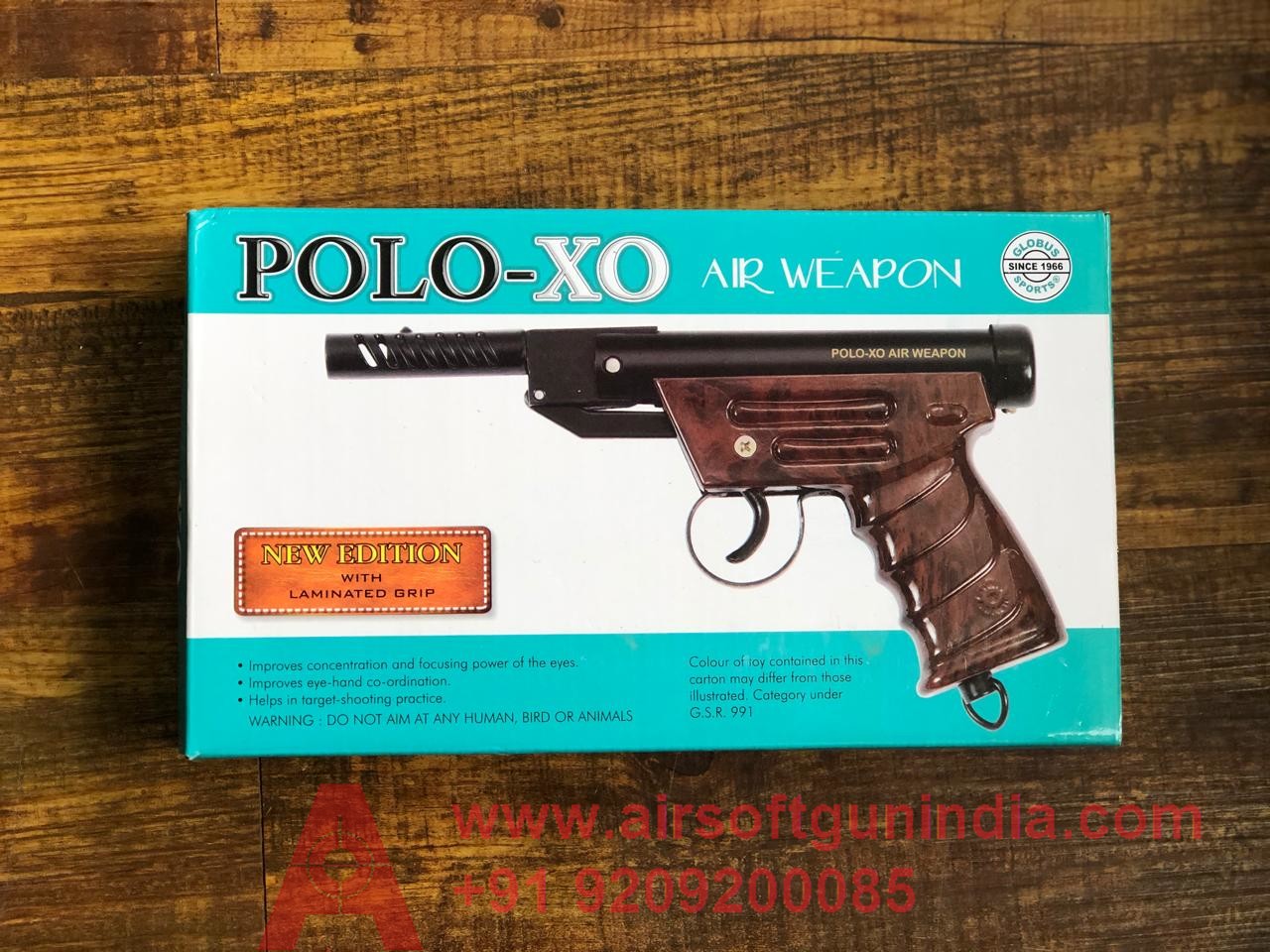 Globus POLO-XO Sports Cheap Air Pistol By Airsoft Gun India