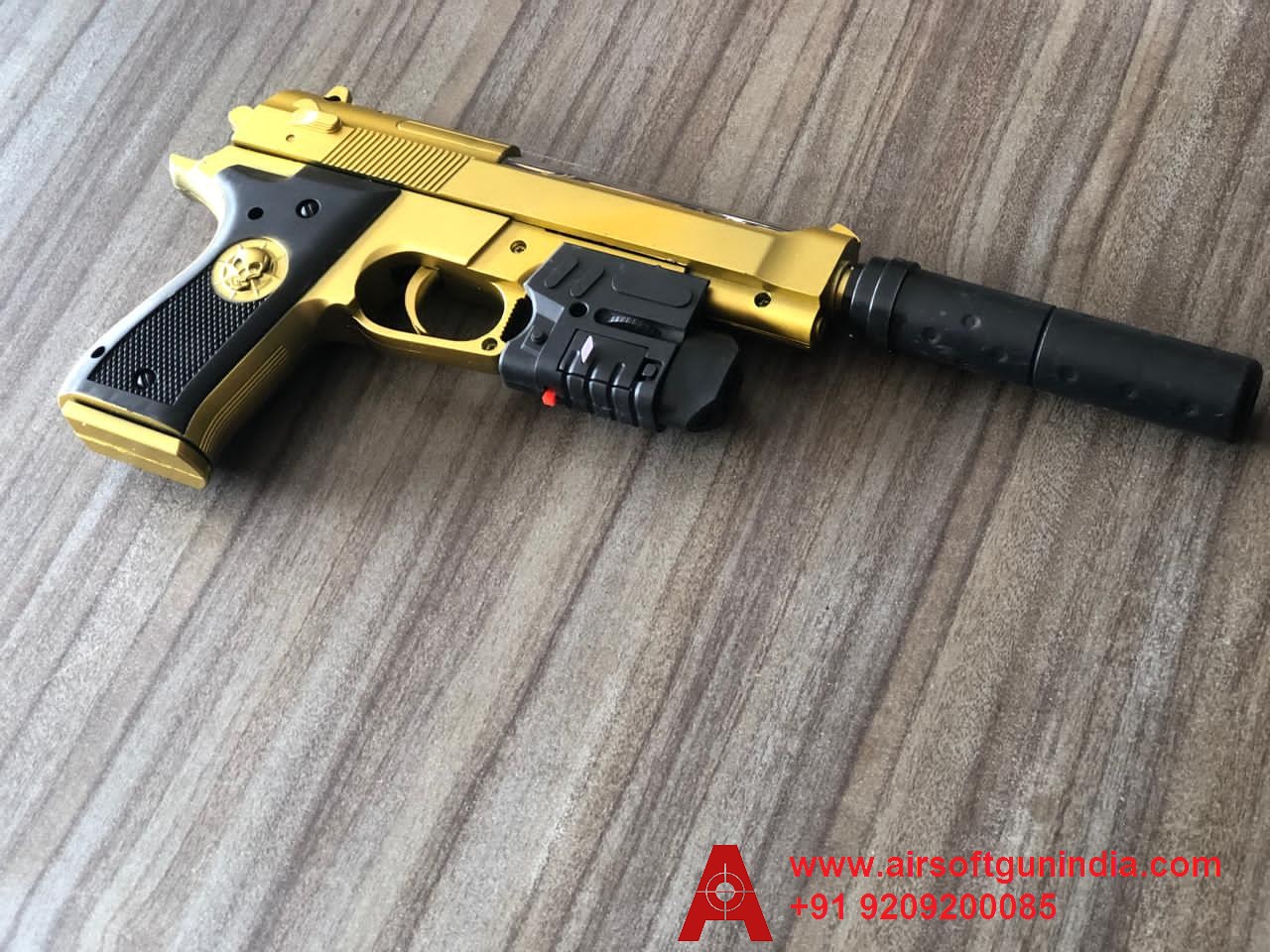 Aladdin Golden Airsoft Pistol By Airsoft Gun India Airsoft Gun India