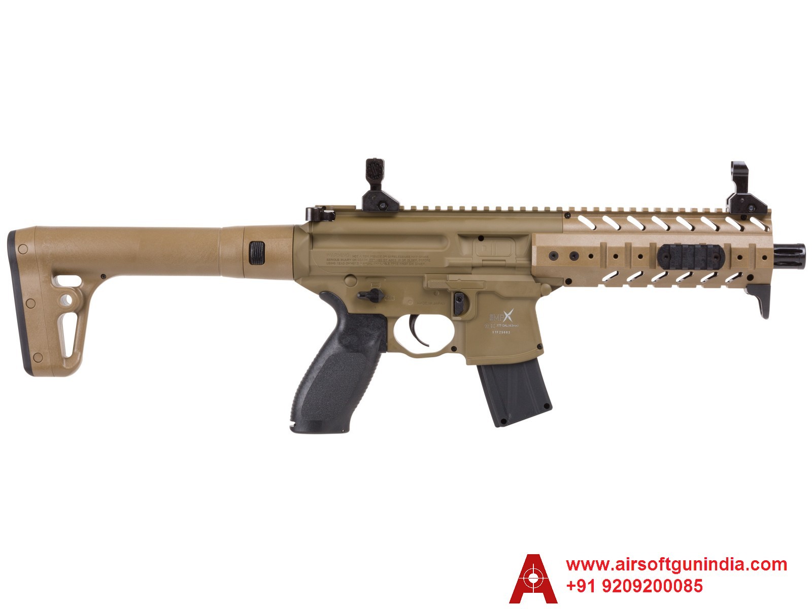 SIG Sauer MPX CO2 Pellet Rifle, Flat Dark Earth By Airsoft Gun India