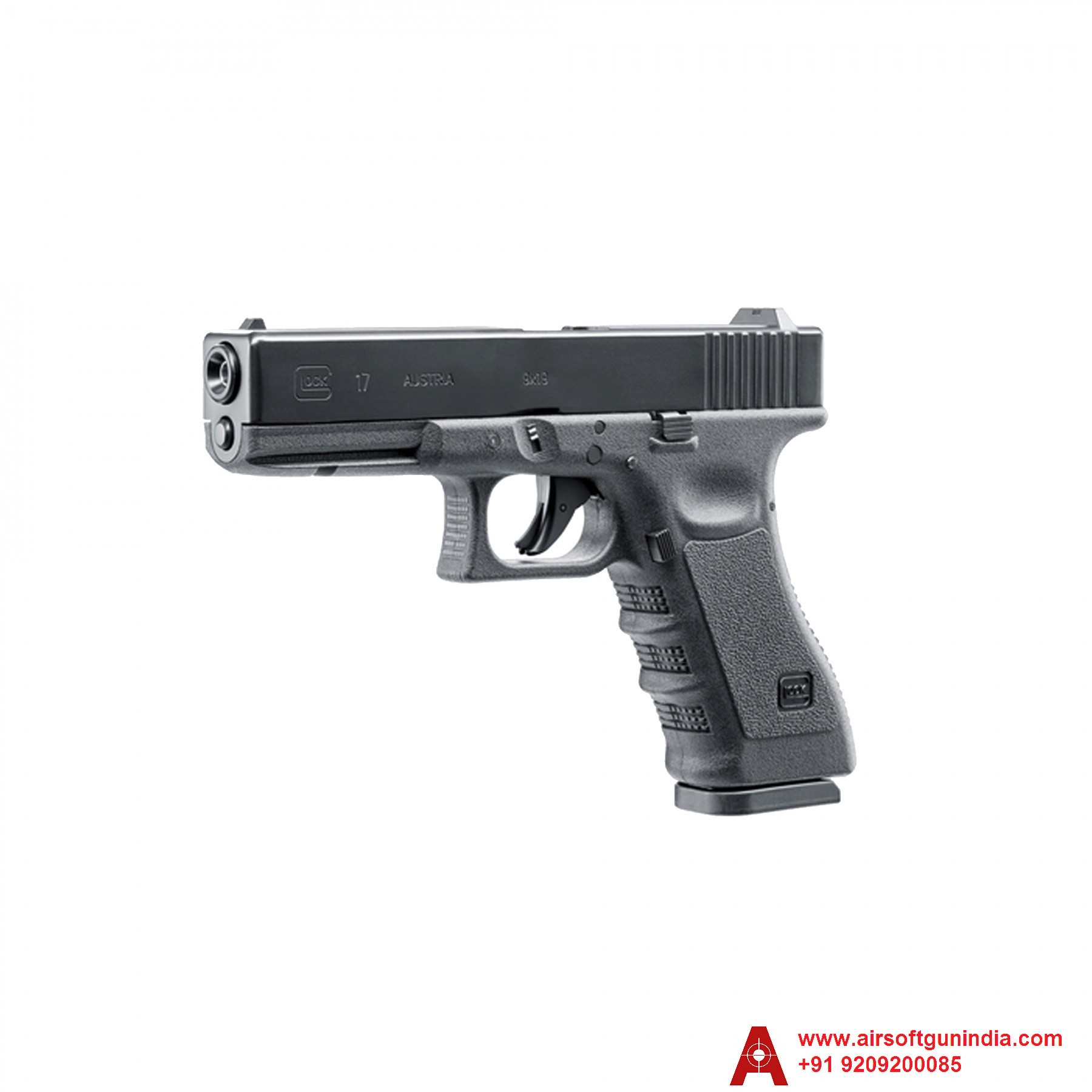 Glock 17 Gen3 Cal .177 CO2bb and pellet pistol by Airsoft gun india