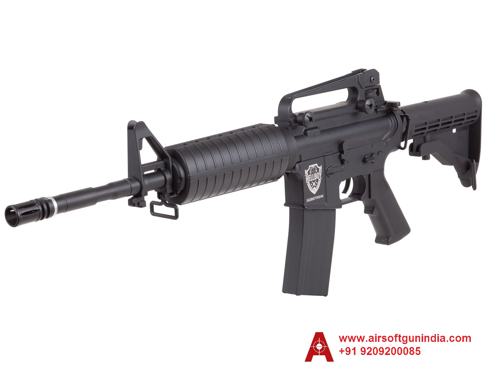 HellBoy M4  .177 CO2 BB Tactical Air Rifle, Black In India By Airsoft Gun India