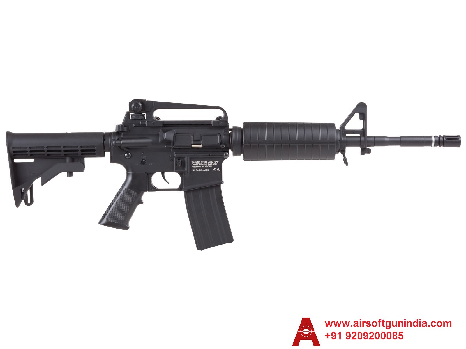 HellBoy M4  .177 CO2 BB Tactical Air Rifle, Black In India By Airsoft Gun India