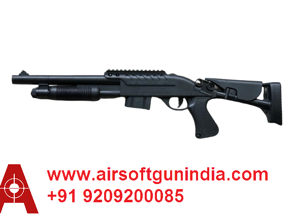 Pump Action Airsoft Shot Gun By Airsoft Gun India With Box Packing