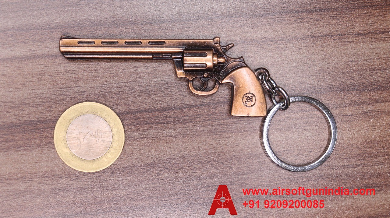 Classic Old Colt Python Look Keychain By Airsoft Gun India