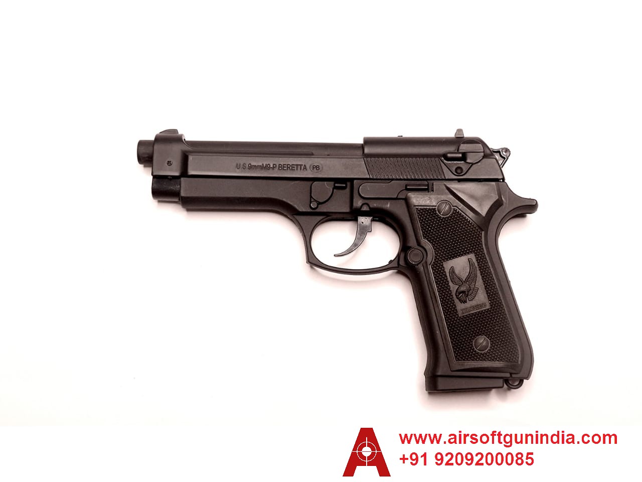 BERETTA 9MM BLACK REPLICA LIGHTER GUN BY AIRSOFT GUN INDIA