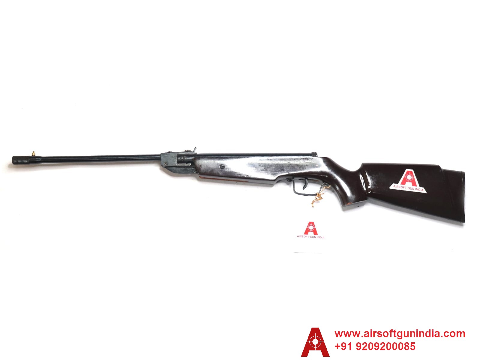 Basic .177 Air Rifle Dark Brown By Airsoft Gun India