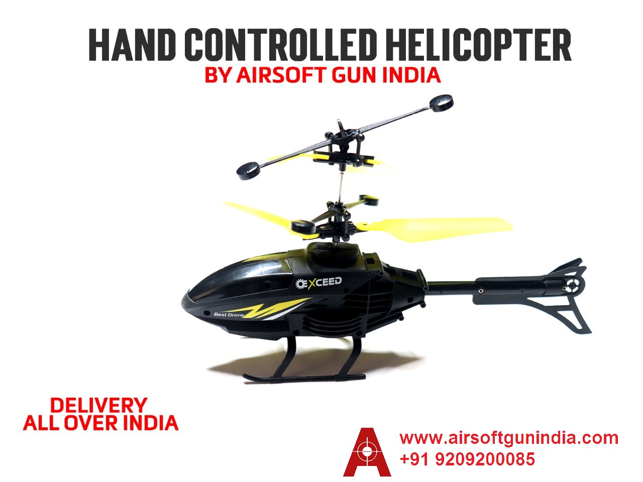 Helicopter Gesture Control Toy By Airsoft Gun India