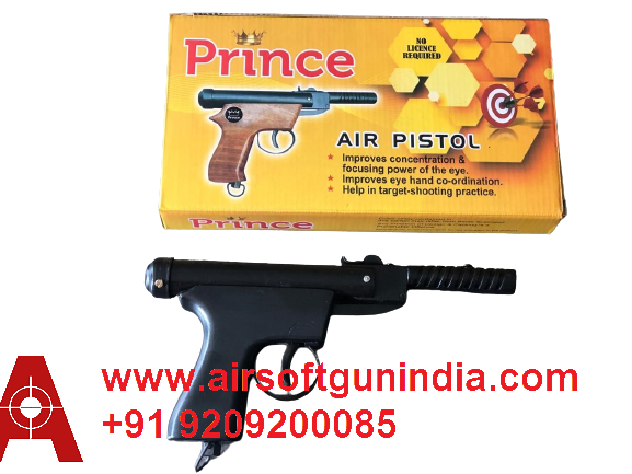 PRINCE BLACK .177 INDIAN AIR PISTOL BY AIRSOFT GUN INDIA