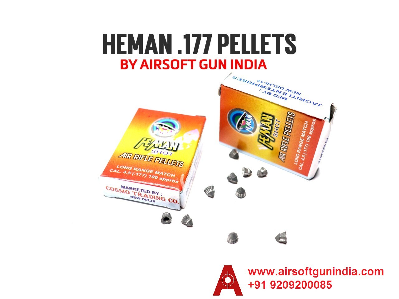 HEMAN .177 Pellet For Indian Air Gun Pack Of 6
