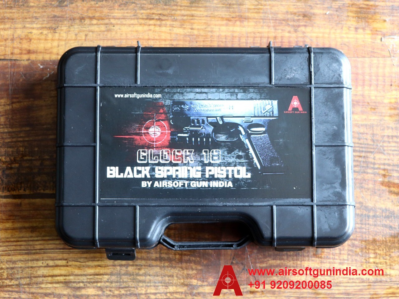 GLOCK 18 SPRING PLASTIC TOY BY AIRSOFT GUN INDIA
