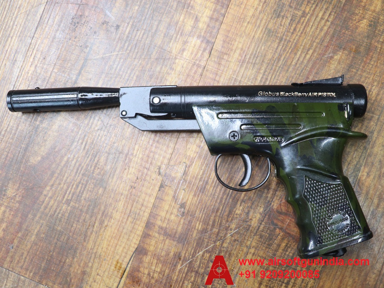 GLOBUS Blackberry Army .177 Indian Air Pistol By Airsoft Gun India