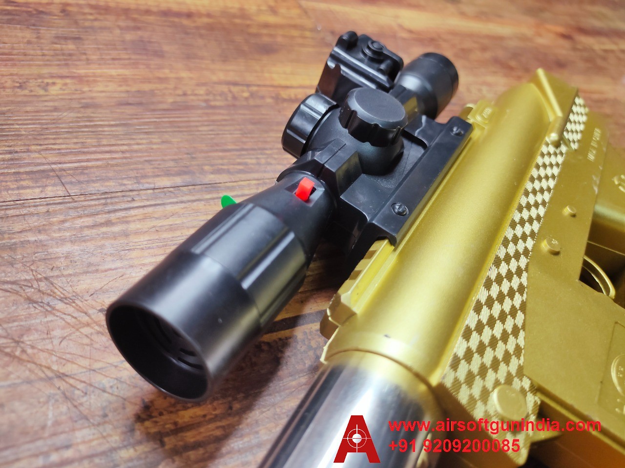 P-559 Golden Plastic Kids Toy By Airsoft Gun India