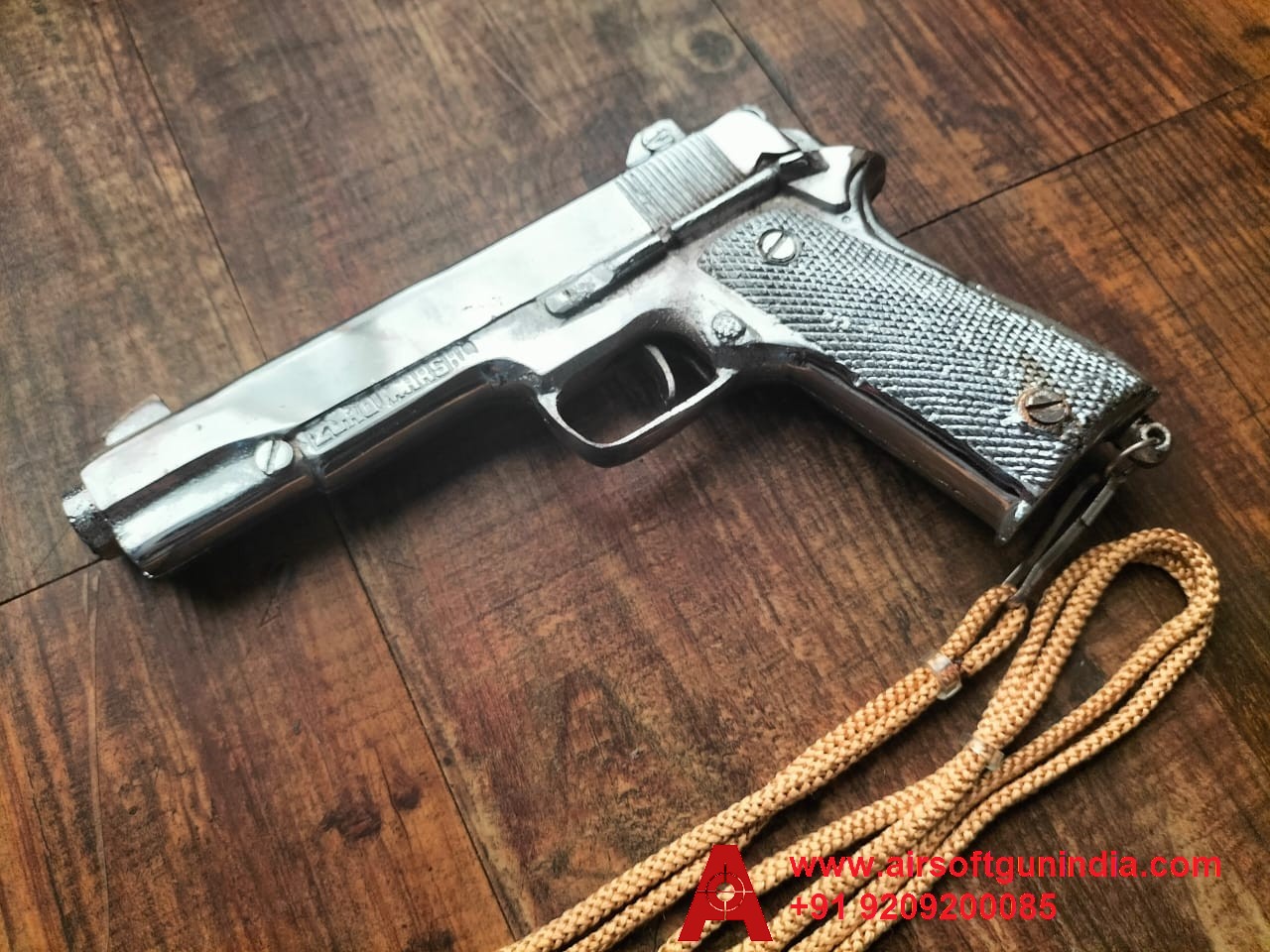 Cork Gun Silver By Airsoft Gun India For Sound and crop protection