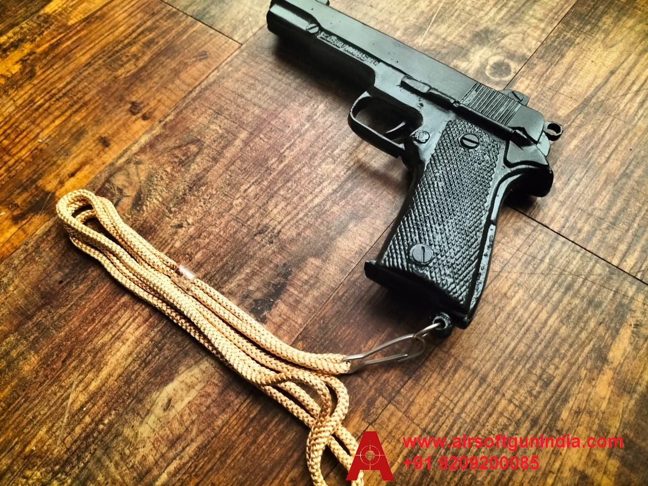 CORK GUN BERETTA STYLE BROWN BY AIRSOFT GUN INDIA ( SOUND GUN ) FOR CROP PROTECTION Airsoft