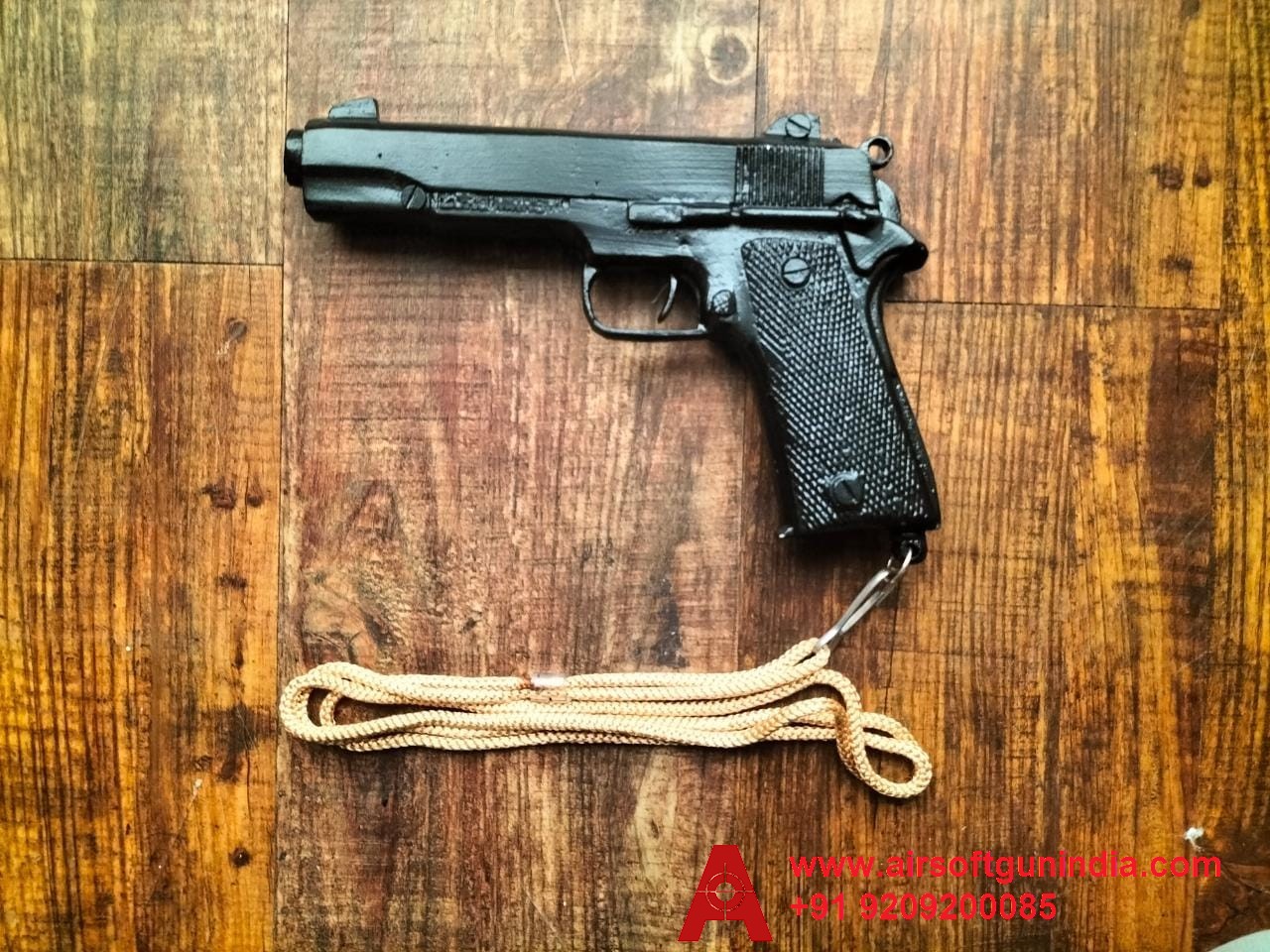 CORK GUN BERETTA STYLE BLACK  ( SOUND GUN ) BY AIRSOFT GUN INDIA