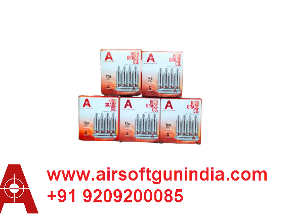 12 G Co2 Cartridges Pack Of 25 For Co2 Guns BY AIRSOFT GUN INDIA 