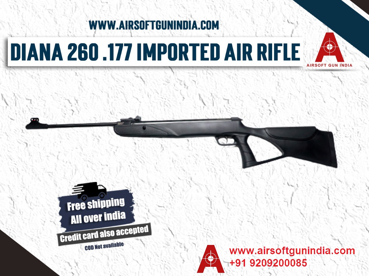 Diana 260 .177 Imported Air Rifle By Airsoft Gun India