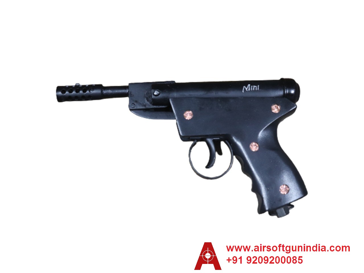 Mini Full Metal Night Star .177 Cal, 4.5mm Indian Single-Shot Air Pistol By Air Soft Gun India