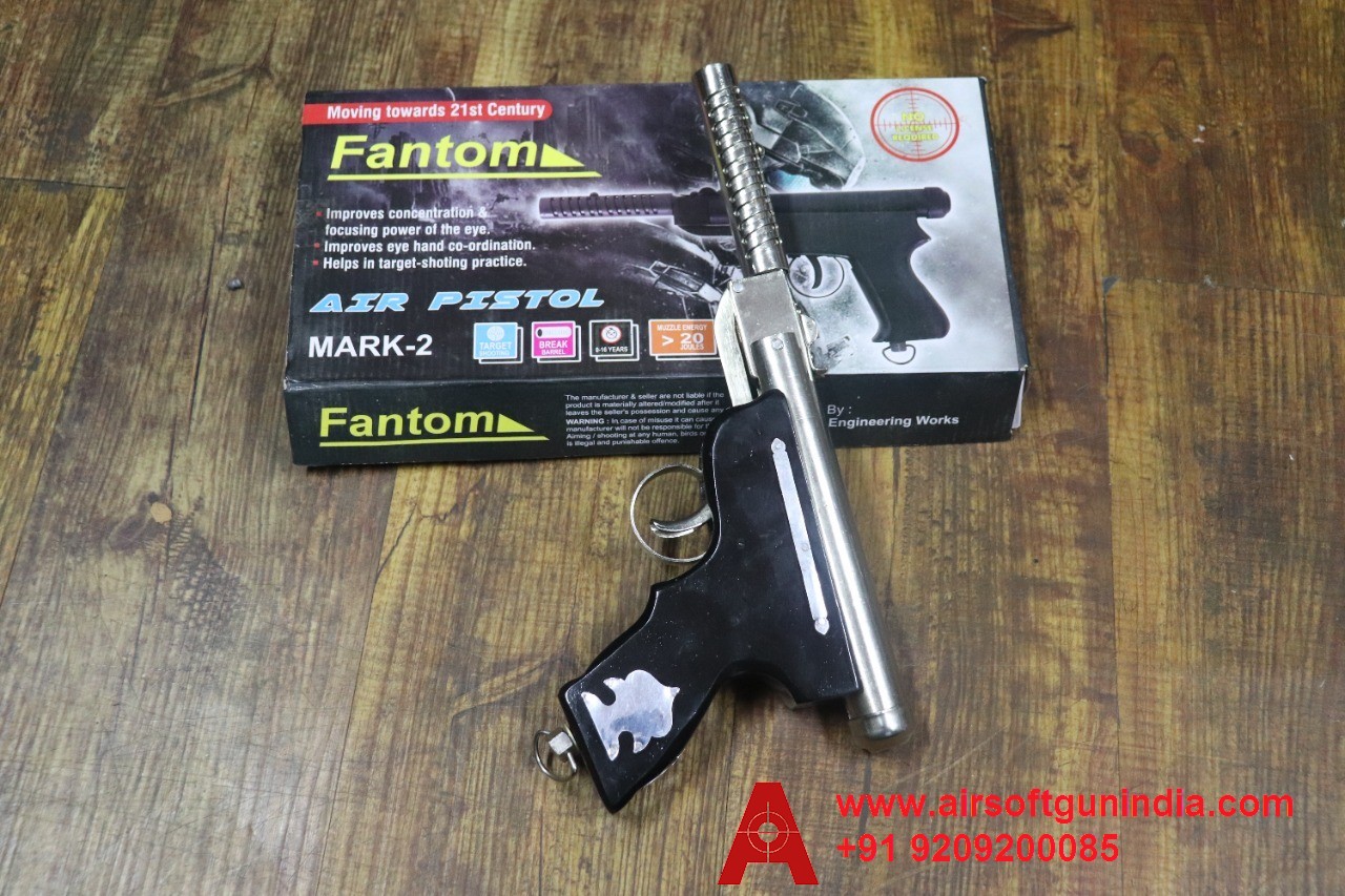 Fantom Mark 2 .177 Cal, 4.5mm Indian Single-shot Air Pistol By Airsoft Gun India