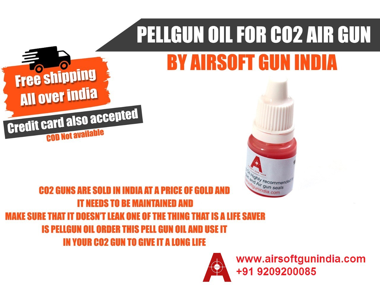 Airsoft gun india Pellgun Oil for co2 Air gun Airsoft Gun India