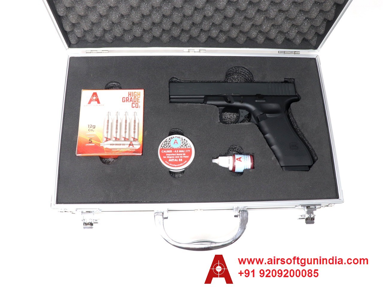 Customized Case For Umarex Glock 17 4.5mm Gen 4 Co2 BB Air Pistol By Airsoft Gun India