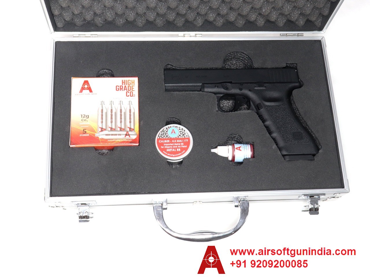 Customized Case For Umarex Glock 17 4.5mm Gen 3 Co2 Air Pistol By Airsoft Gun India