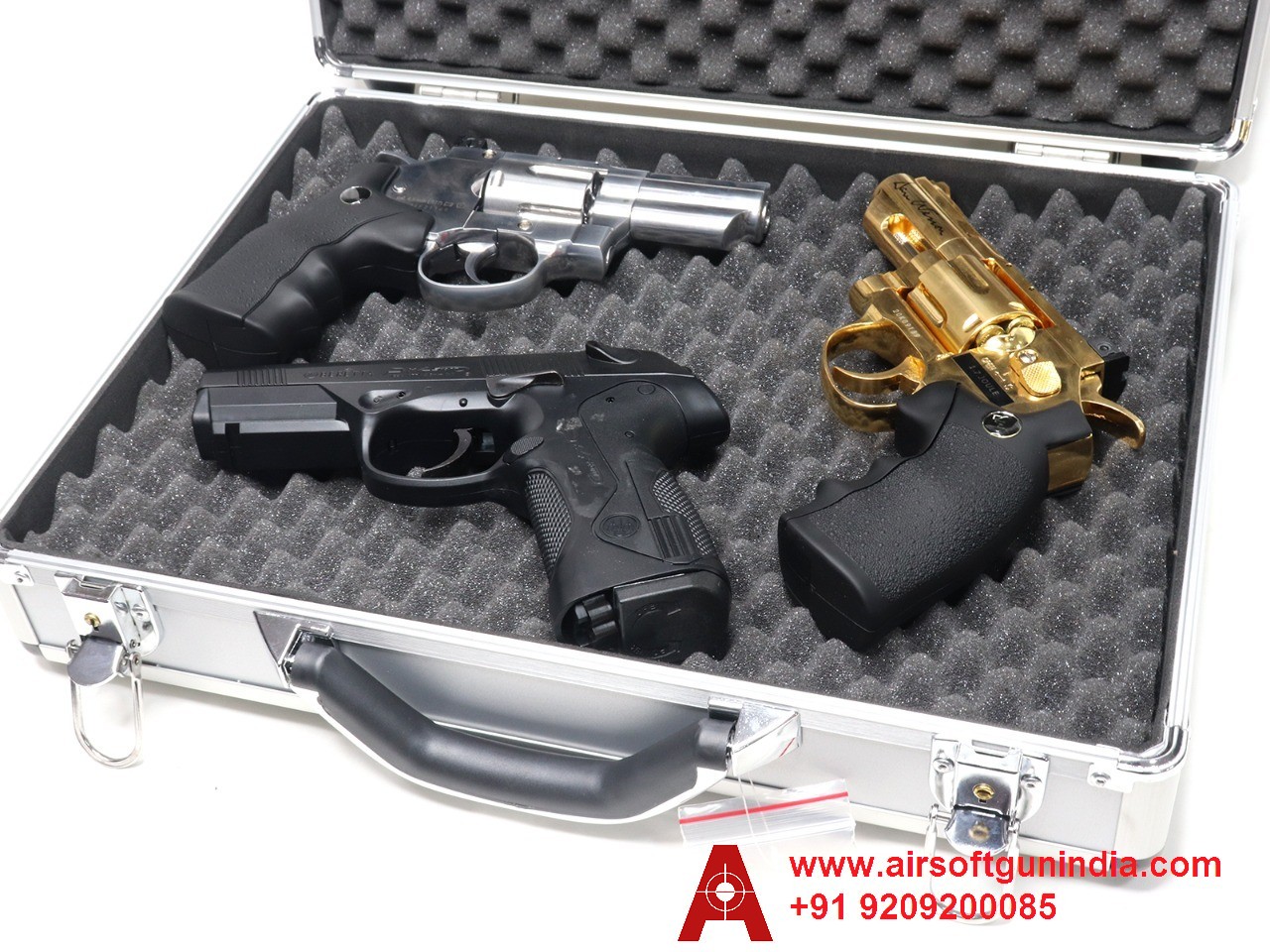 Airsoft Gun India Aluminium Gun Box For Multiple Gun
