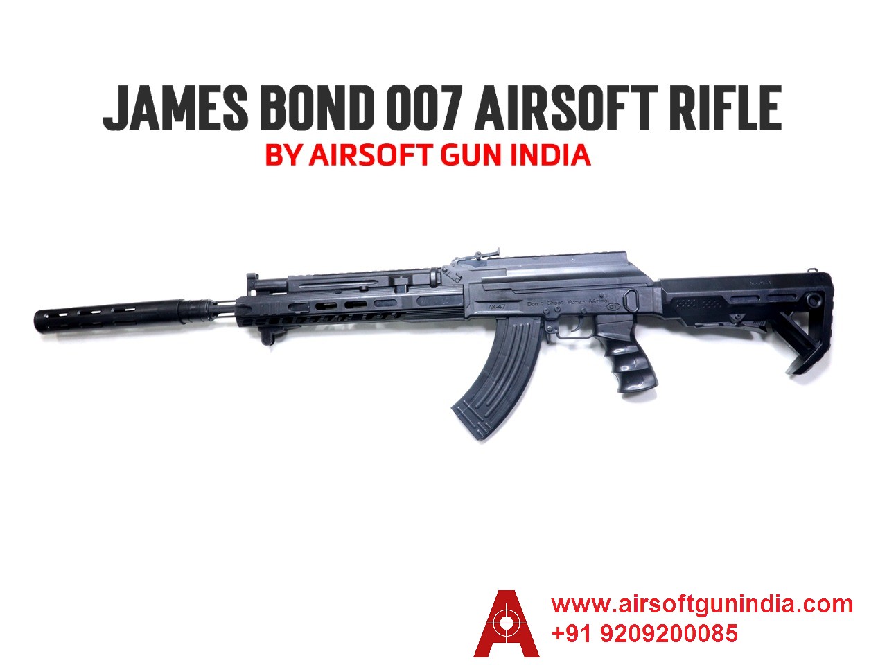 James Bond 007 Airsoft Toy Rifle By Airsoft Gun India