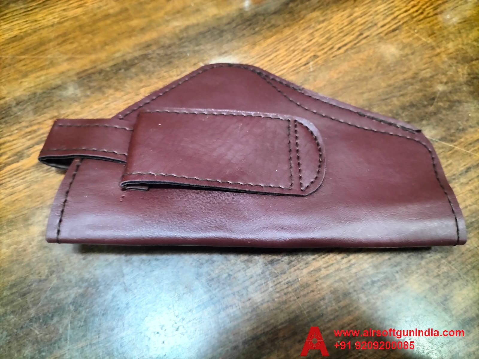 Gun Cover / Holster For Air Pistols And Revolvers In India DARK BROWN