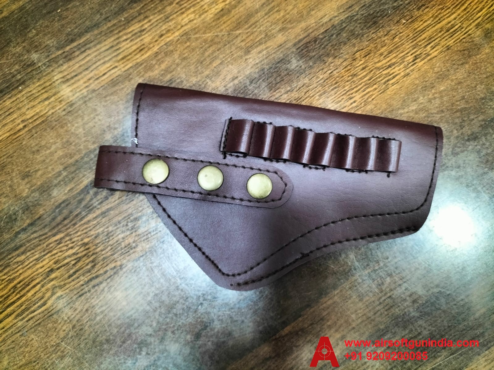 Gun Cover / Holster For Air Pistols And Revolvers In India DARK BROWN