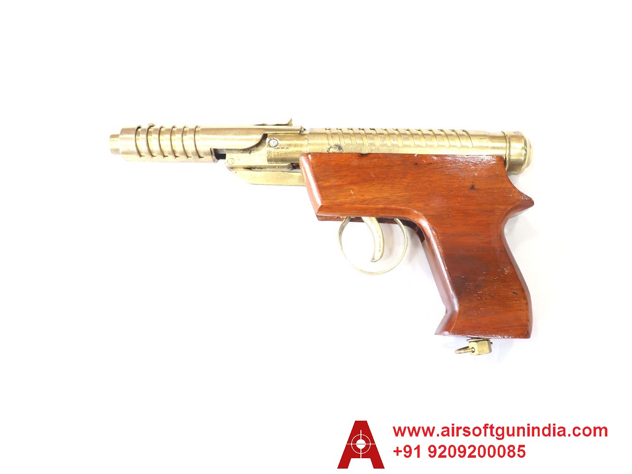 Eagle Master Mark 1 Gold Single-Shot .177Caliber / 4.5Mm Indian Air Pistol By AirsoftGunIndia
