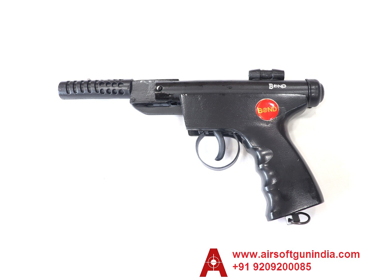 Bond Target Metal Single-Shot .177 Caliber / 4.5 Mm Indian Air Pistol By Airsoft Gun India