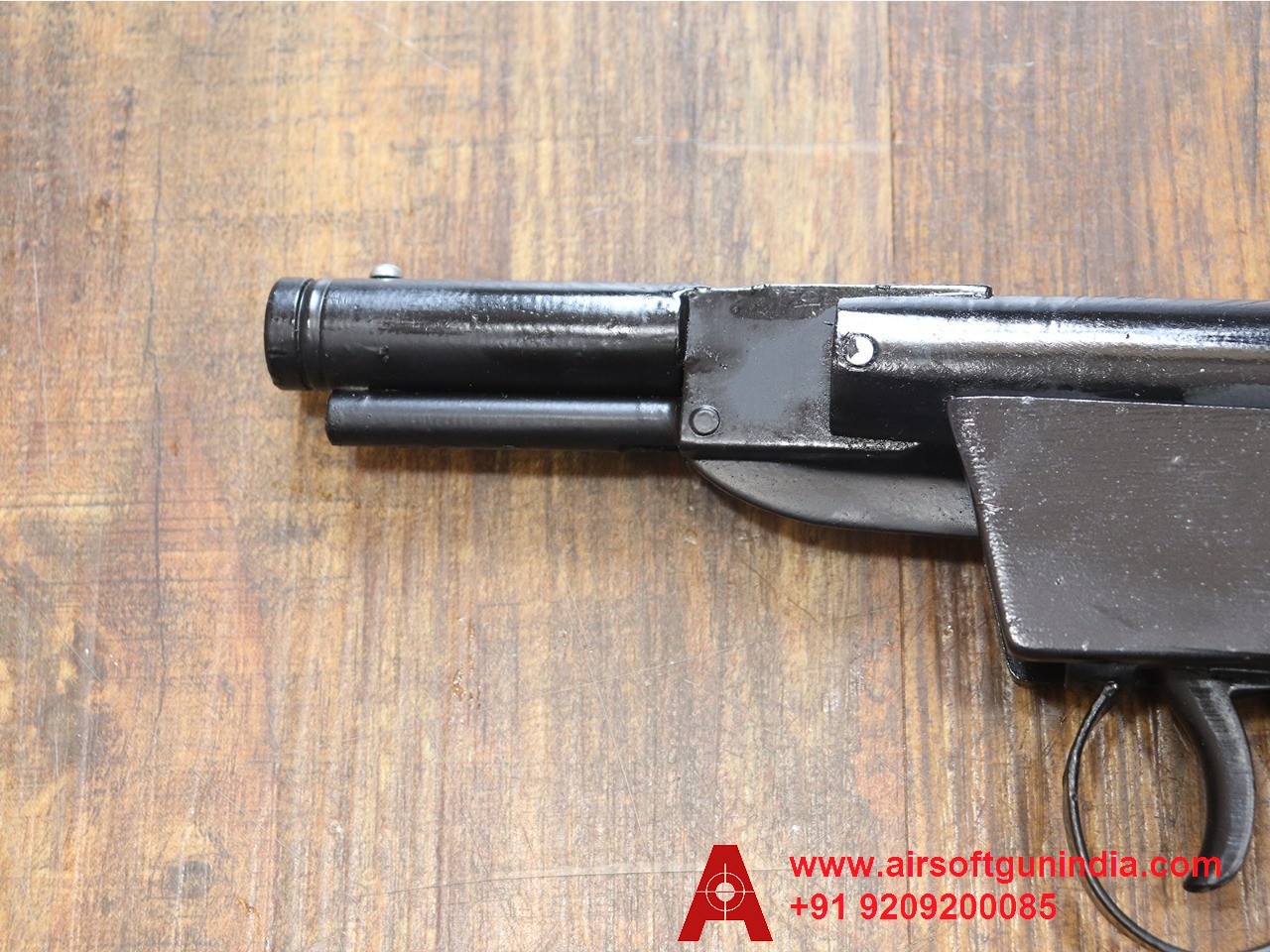 Bond Champion Black Single-Shot .177 Caliber / 4.5 Mm Indian Air Pistol By Airsoft Gun India.