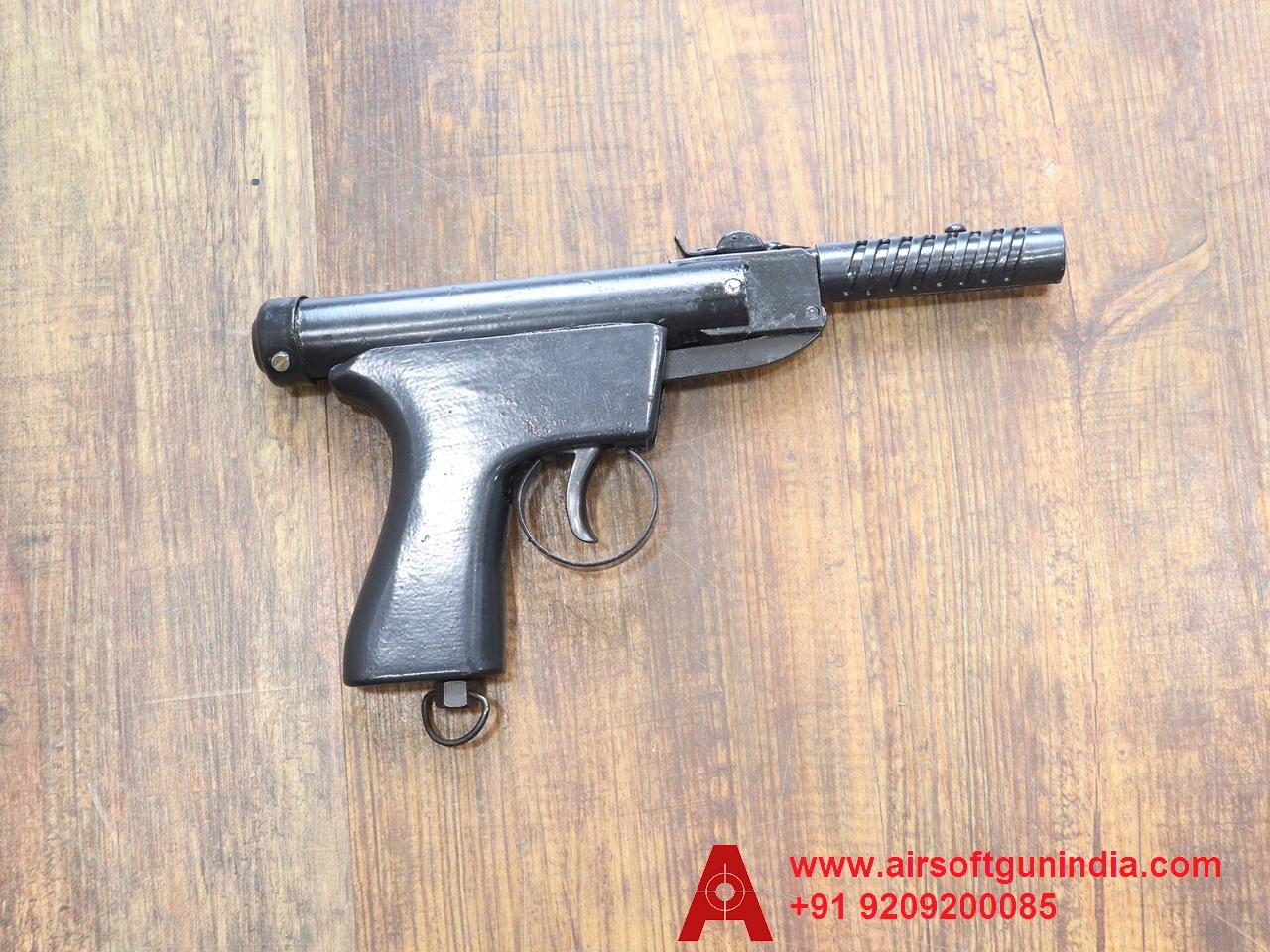 Prince Black Single-Shot .177 Caliber / 4.5 Mm Indian Air Pistol By Airsoft Gun India