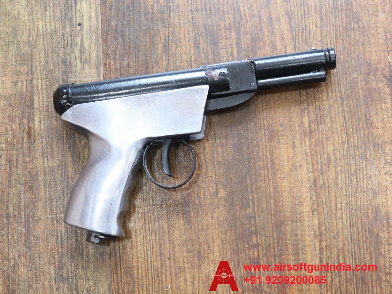 Bond Champion Silver Single-Shot .177 Caliber / 4.5 Mm Indian Air Pistol By Airsoft Gun India