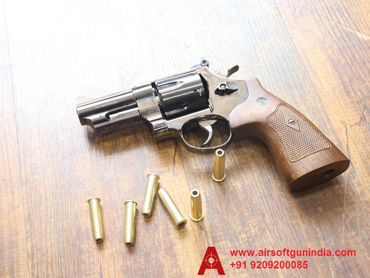 Smith & Wesson M29 3 Inch Co2 BB .177Cal, 4.5mm Air Revolver By Airsoft Gun India