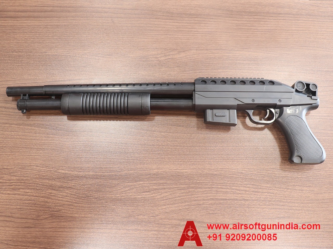 Pump Action Shot-Gun Black Edition Airsoft Toy By Airsoft Gun India